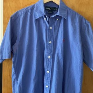 Ralph Lauren’s Blue Short Sleeve Button Down